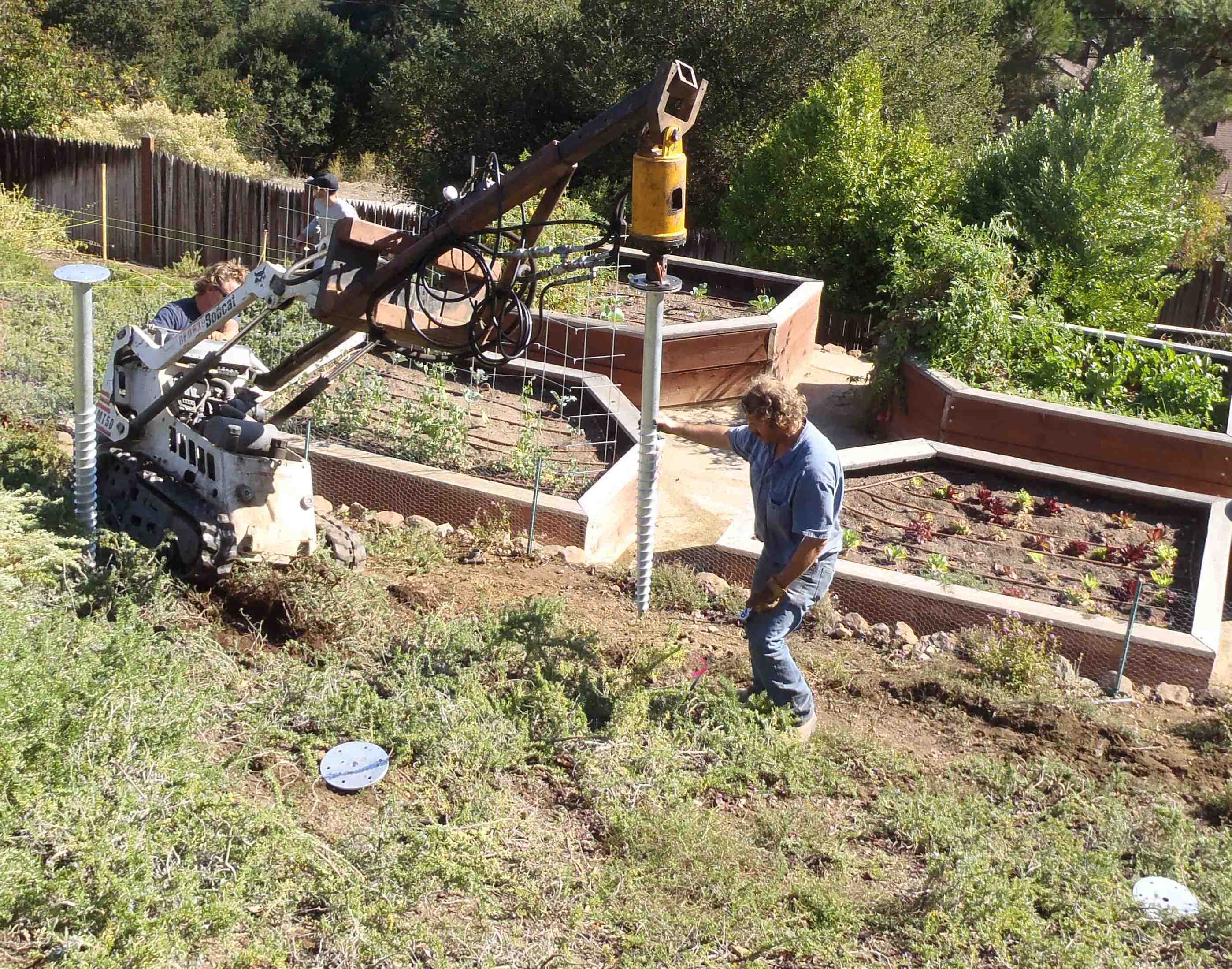 Avalon Structural Solar Panels with Ground Screws